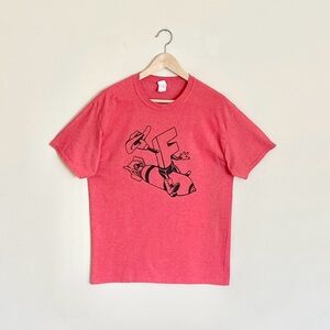 NEW The F-Bomb Funny Graphic Red T Shirt Adult size Medium